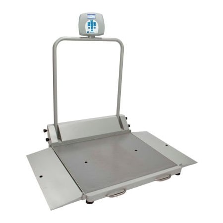 Pelstar/Health O Meter Health O Meter 2610KL Digital Wheelchair Dual Ramp Scale 1000 x 0.2lb/454 x 0.1kg, Portable 2610KL